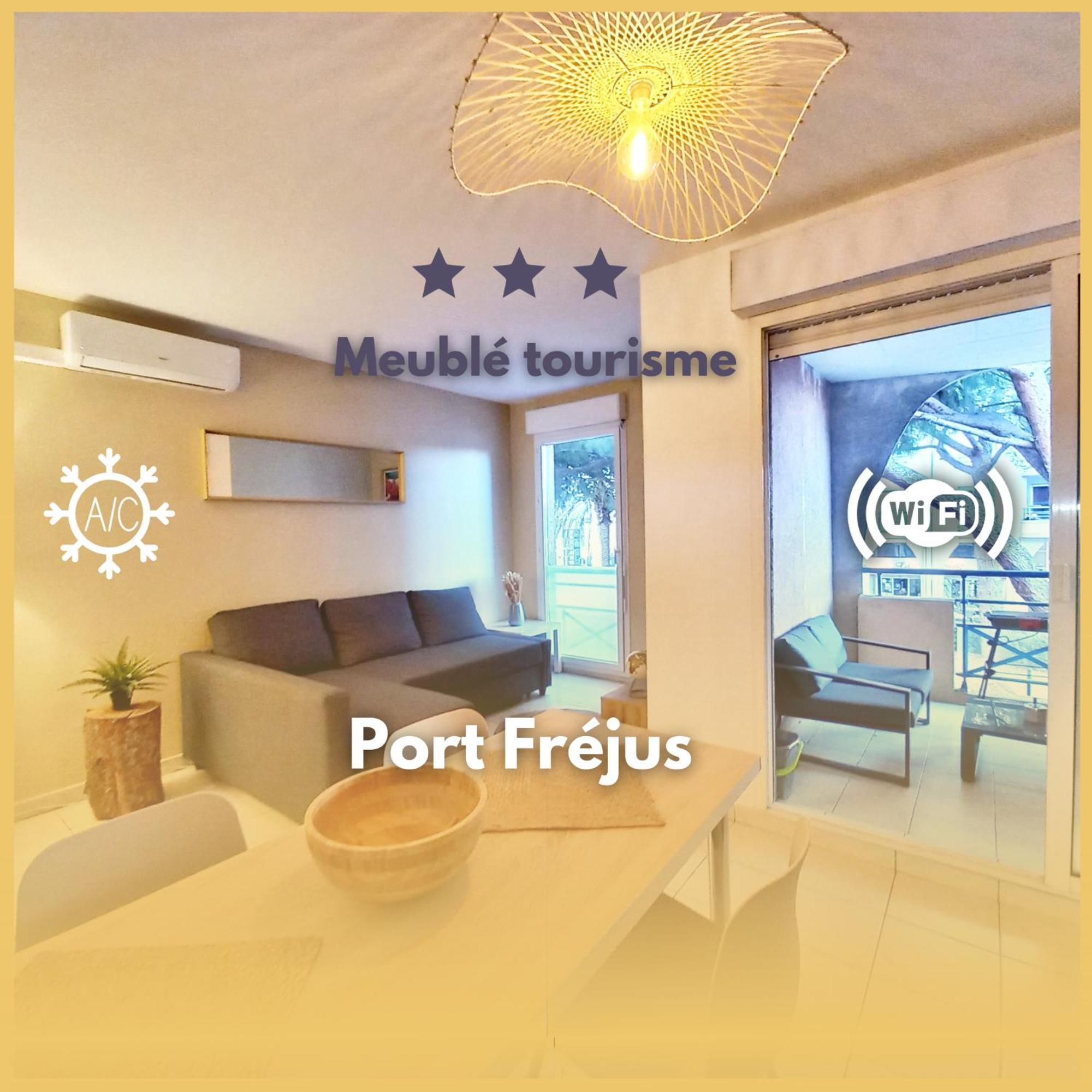 Port Frejus - Tout A Pied - Wifi - Clim Ngoại thất bức ảnh